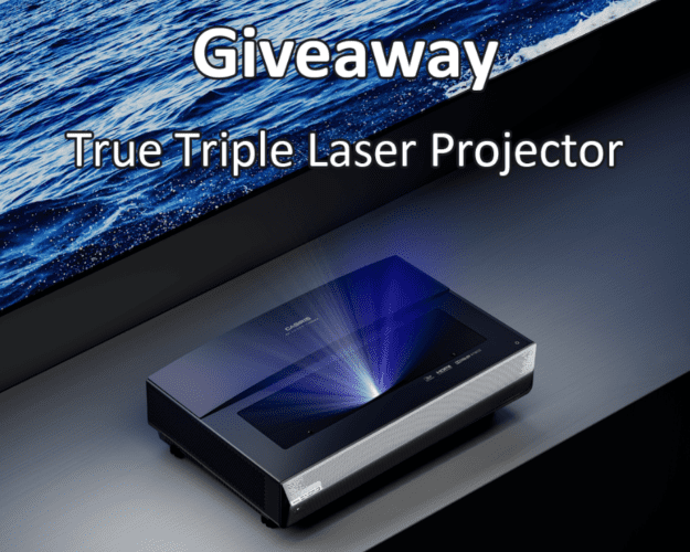 Win a Casiris A6 4K 120" Laser Projector Giveaway