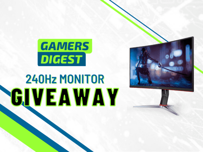 Win AOC 240Hz Gaming Monitor Giveaway