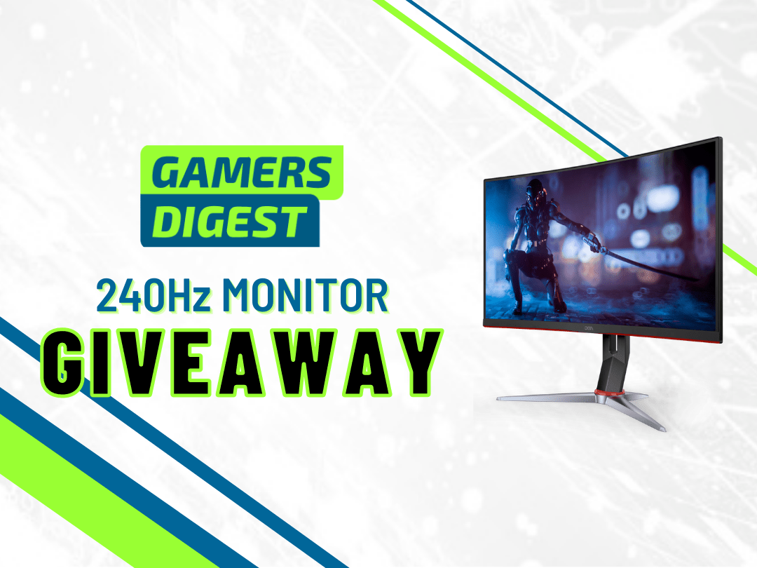 Win AOC 240Hz Gaming Monitor Giveaway