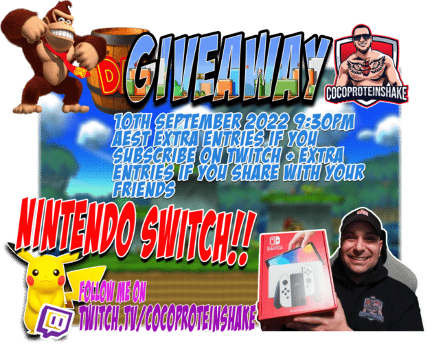 Win Nintendo Switch Giveaway | Cocoprotein