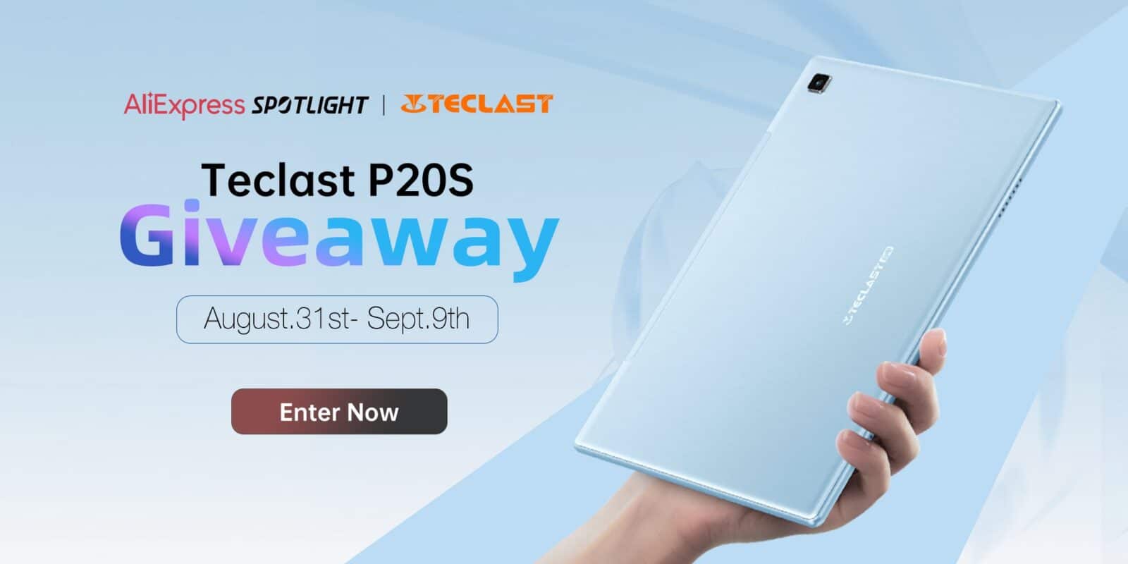 Win Teclast P20S 10inch Tablet Giveaway 2024