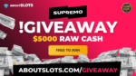Win $5000 Raw Cash Giveaway | Supremo