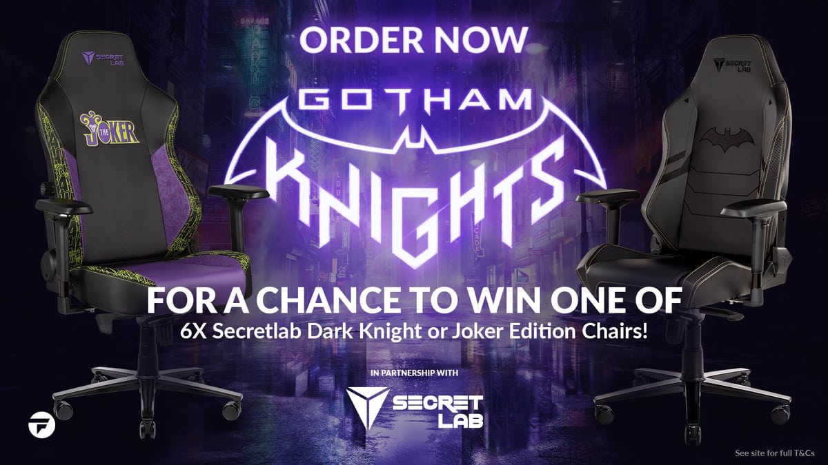 Win SecretLab Dark Knight or Joker Chairs Giveaway