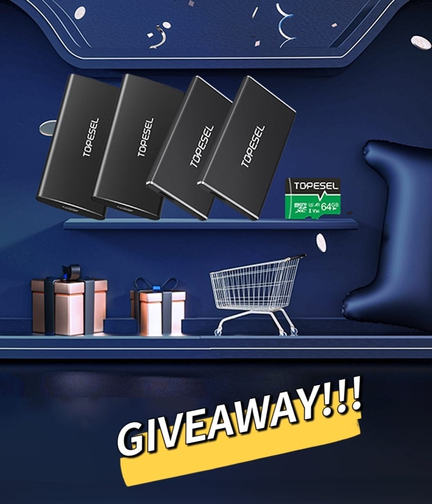 Win Topesel $740 Portable SSD Pack Giveaway