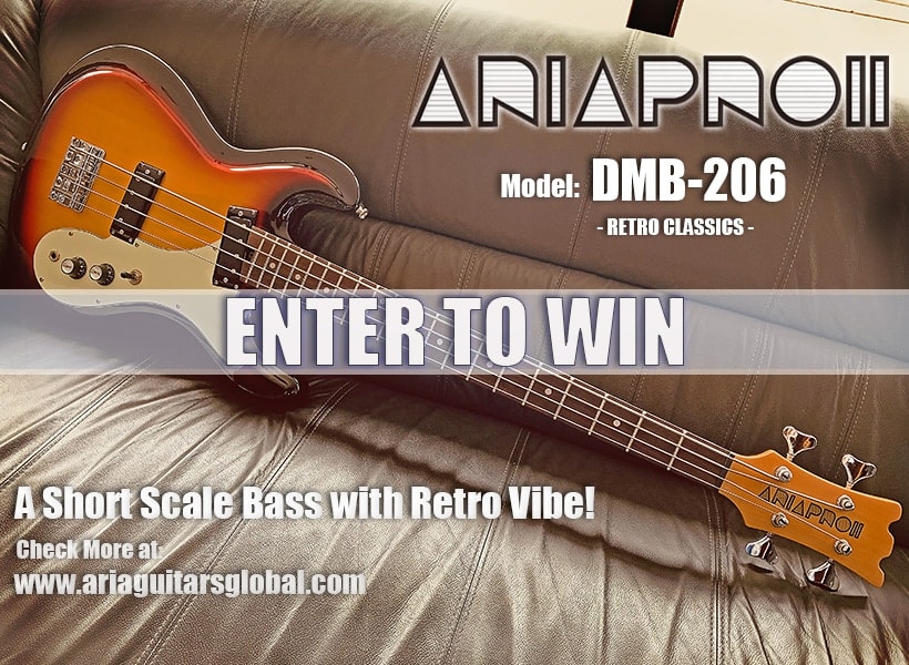 Win a Free Aria Pro II DMB 206 - Bass Guitar Giveaway