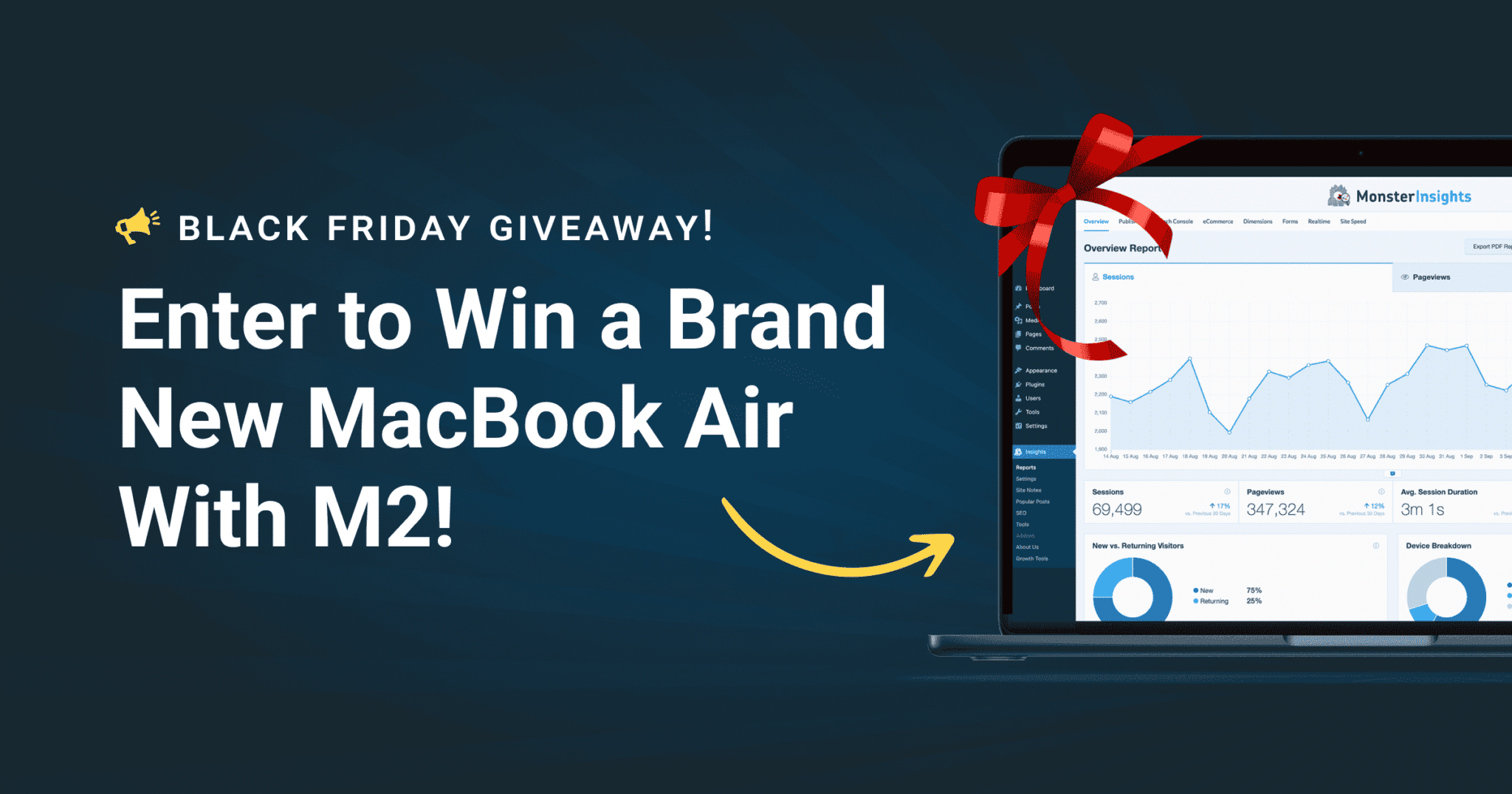 Win Brand New M2 Macbook Air - Black Friday Giveaway