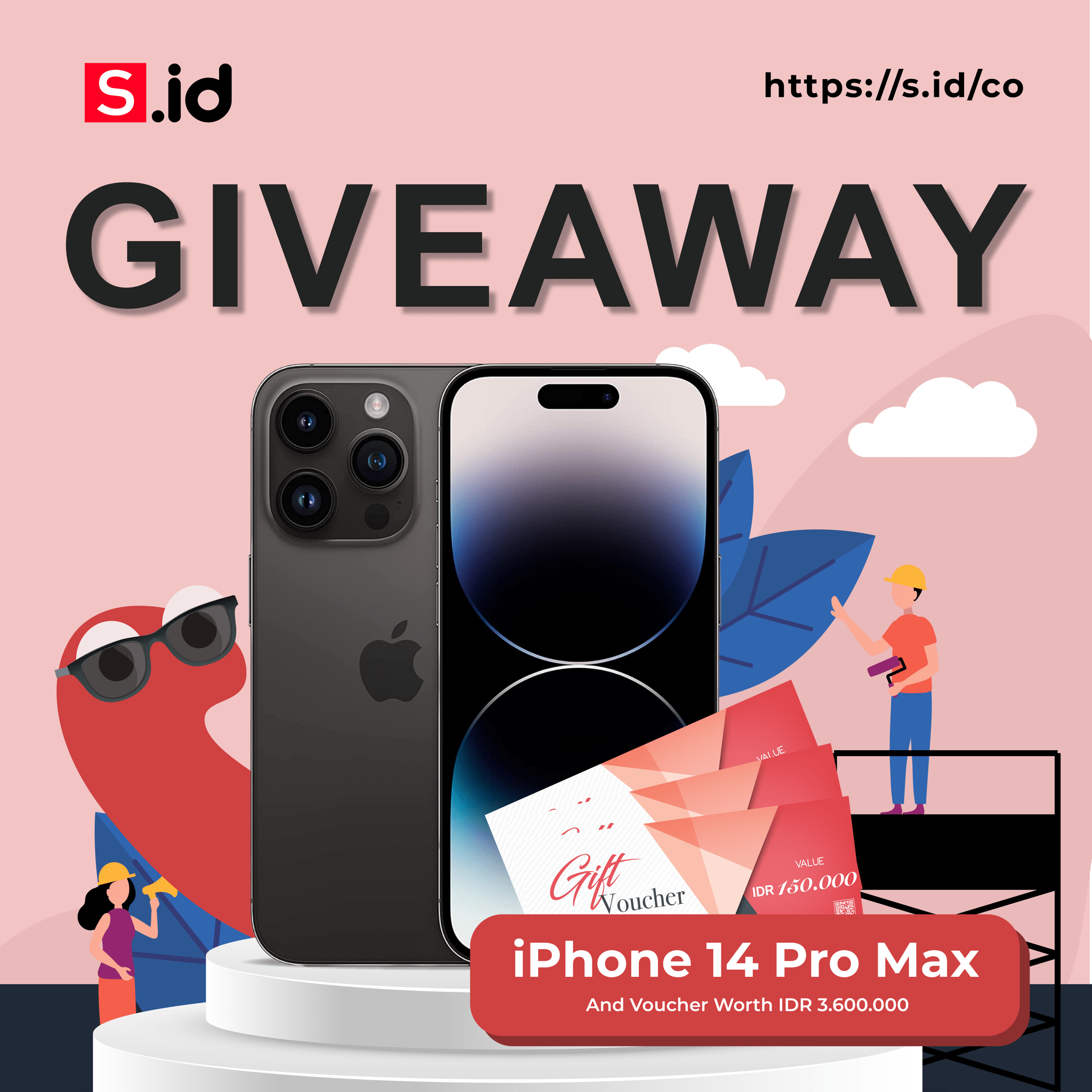 Win iPhone 14 Pro Max & Voucher Giveaway 2023