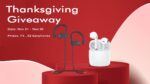 Win Tranya TWS Thanksgiving Giveaway