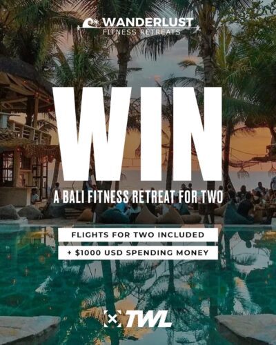 Win Bali Fitness Retreats for Two + $1000 Cash Giveaway