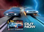 Win Back to the Future vs Knight Rider Race Scalextric Set