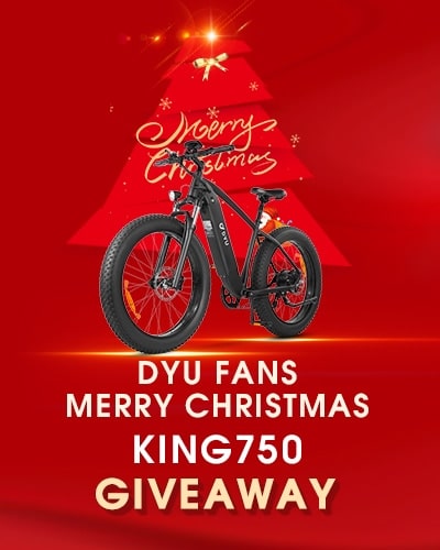 Win DYU Electric Bike Christmas Giveaway