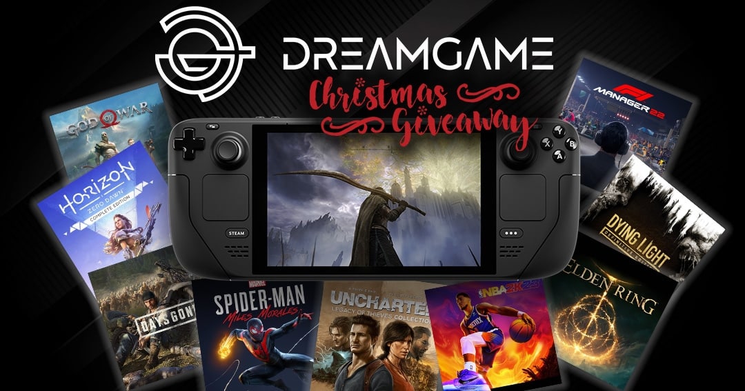 Win DreamGame's Christmas SteamDeck Giveaway