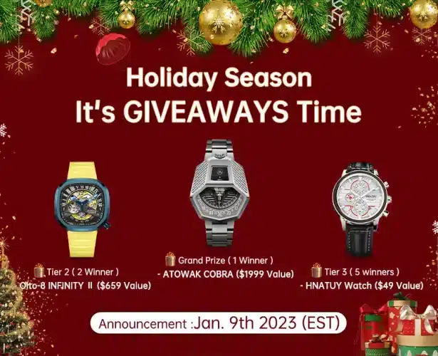 Didamoda Atowak Cobra Watch - Holiday Season Giveaways