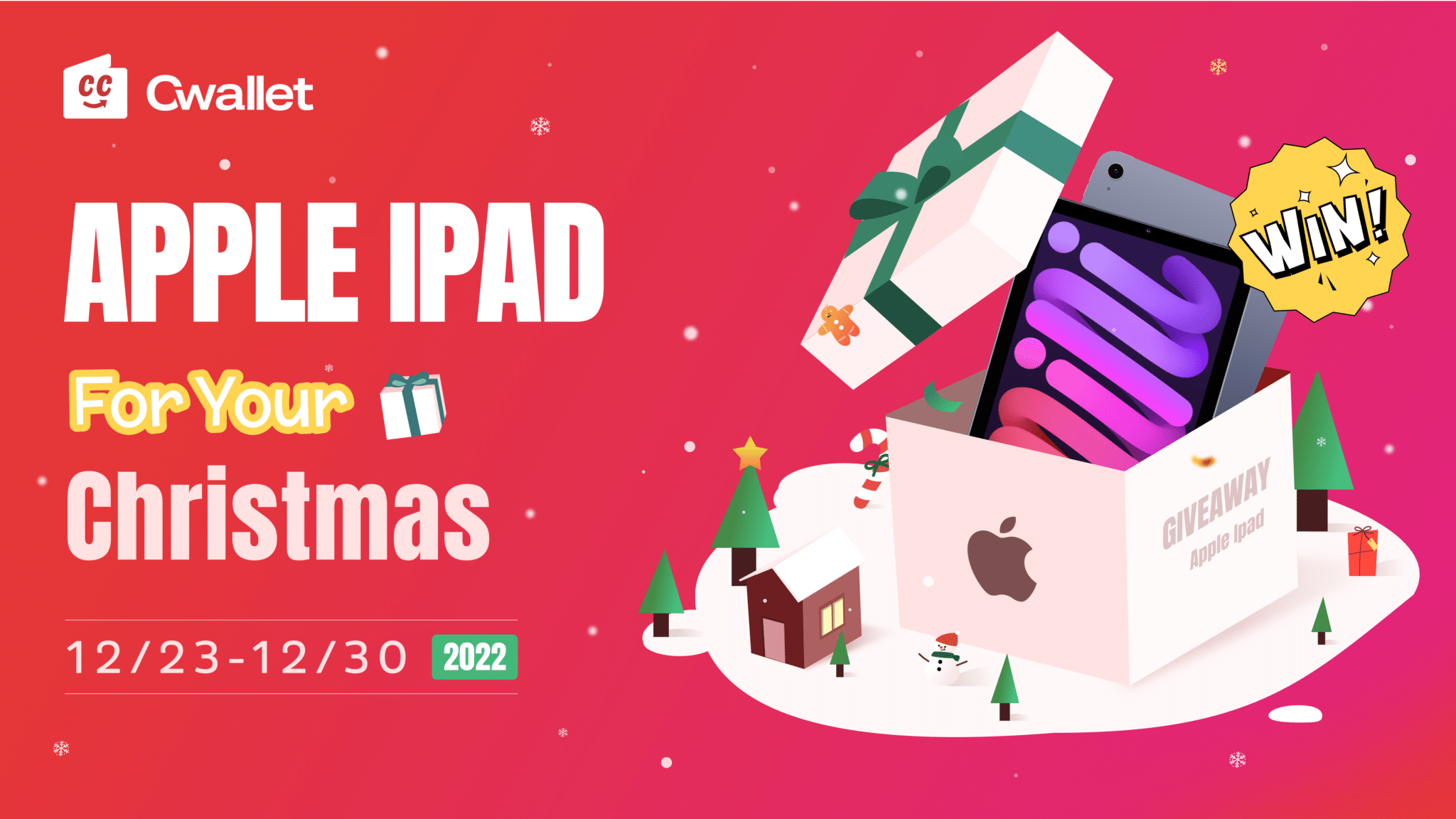 Win Apple iPad 10th Generation Christmas Giveaway