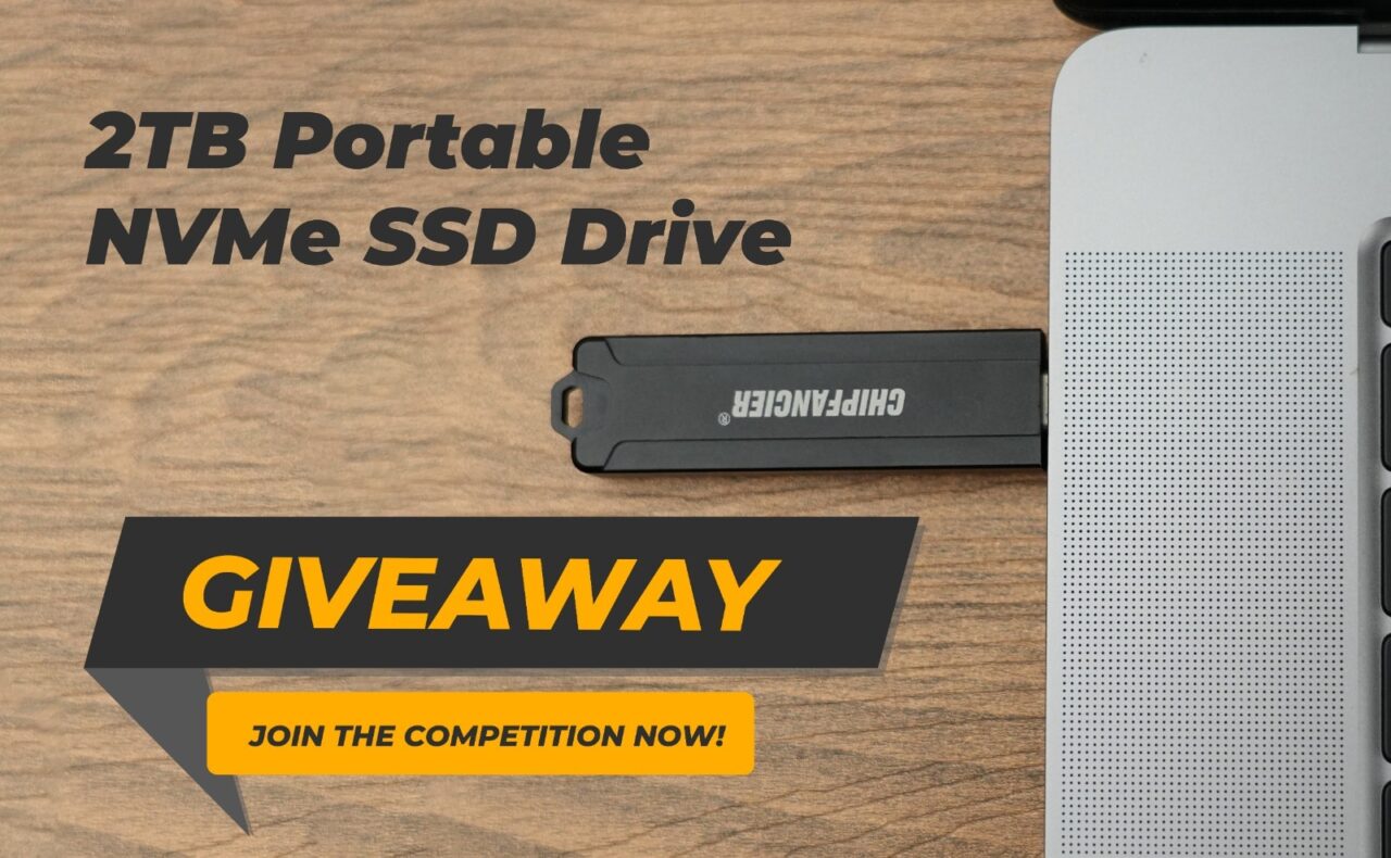 Win 2TB Portable SSD Drive Giveaway