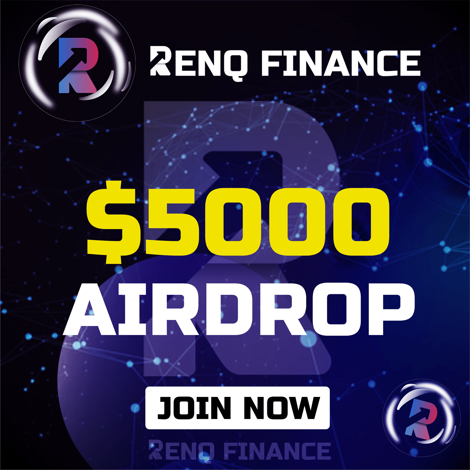 Win $5000 Renq Finance Airdrop Giveaway
