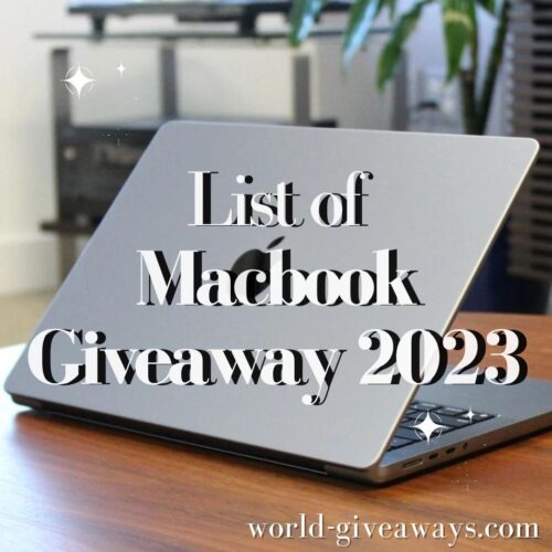List of Macbook Pro Air Giveaway 2023
