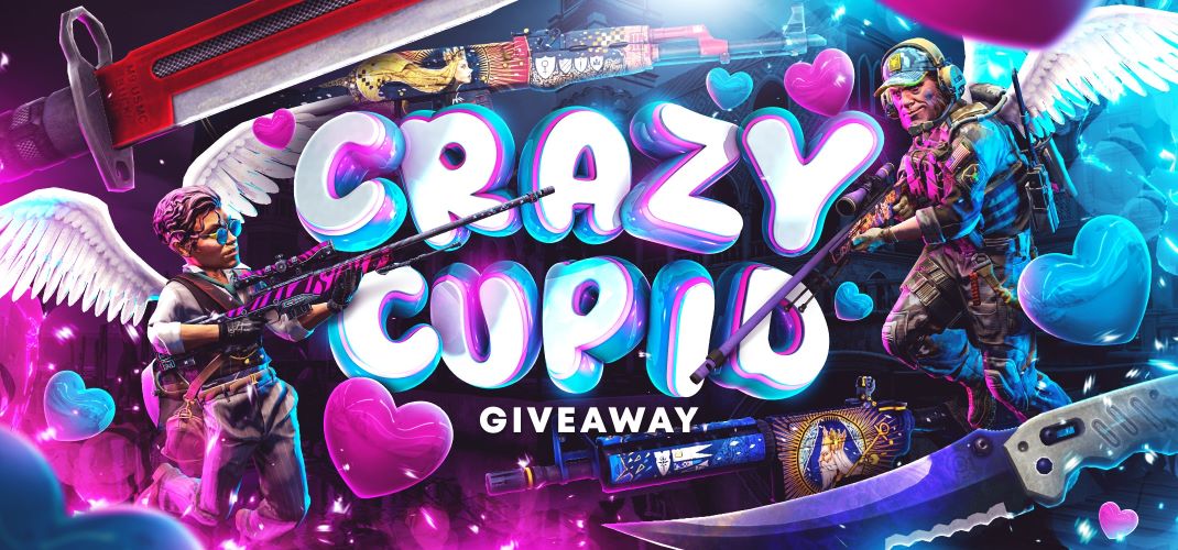 Win Crazy Cupid CSGO Skins Giveaway