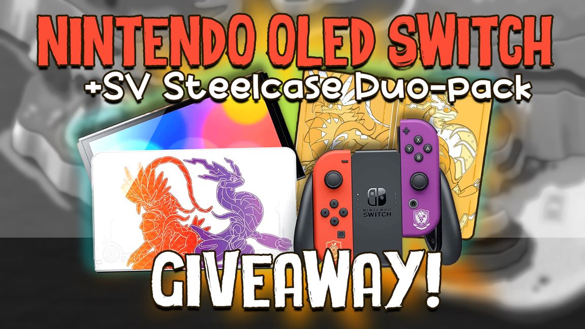 Pokémon Switch OLED + Steelbook Duo-pack Giveaway