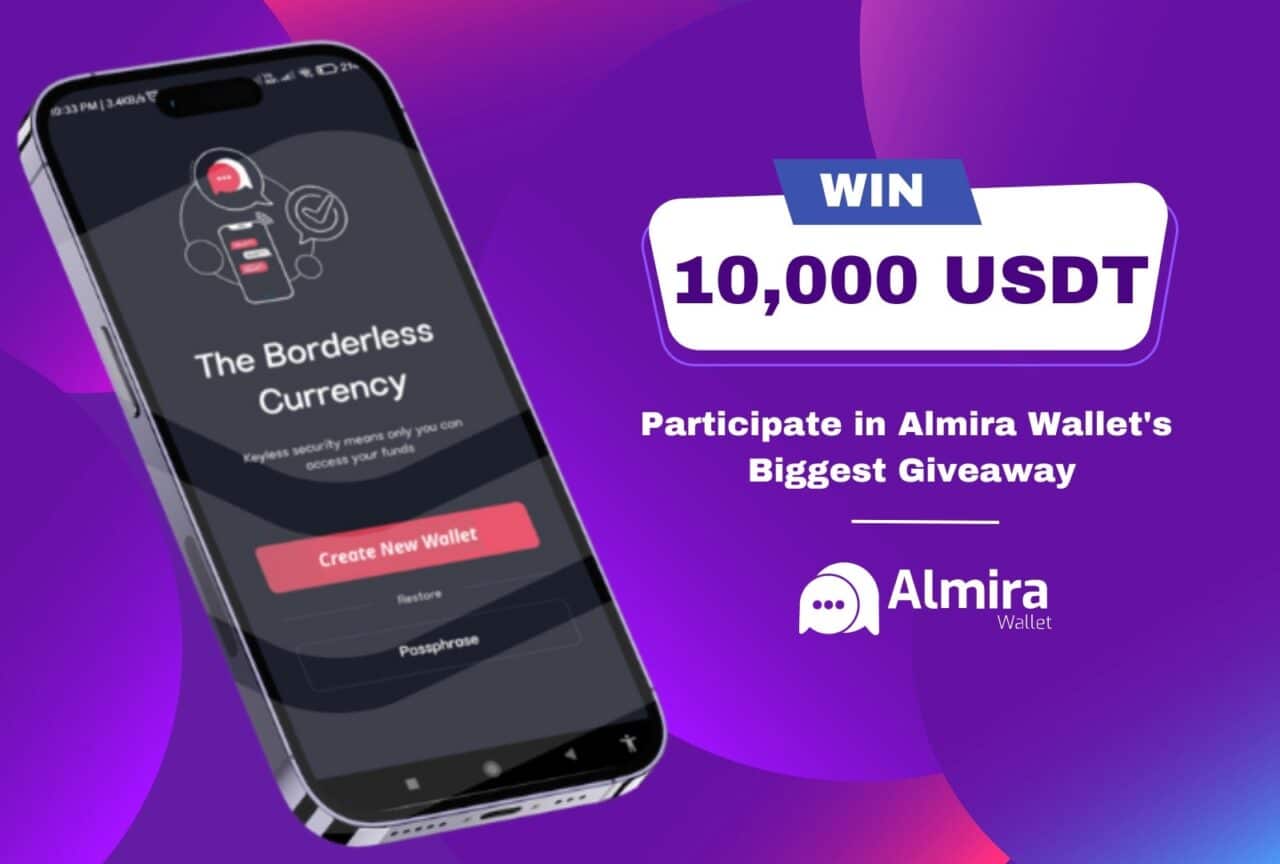 Almira Wallet Biggest Giveaway - Win 10,000 USDT