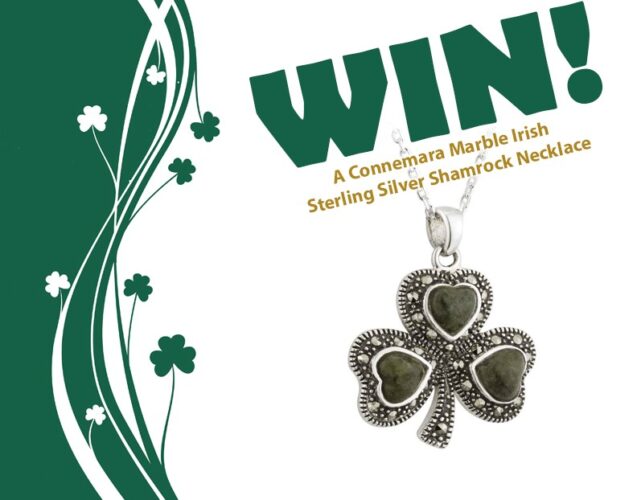 Win Connemara Marble Irish Shamrock Necklace Giveaway