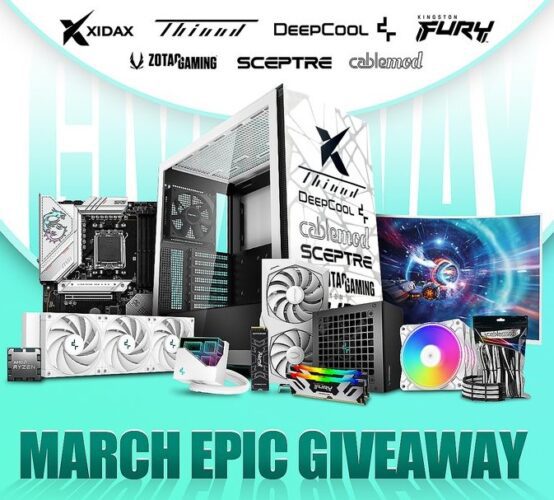 Win Free PC Gaming - March Epic Giveaway