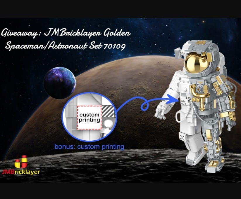 Win Golden Spaceman / Astronaut Set 70109 Giveaway