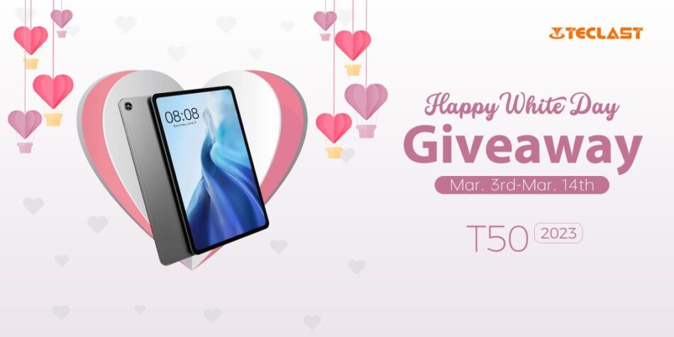 Teclast White Day | T50 2023 Tablet Giveaway
