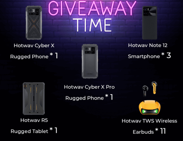 Win Hotwav Cyber X Pro Phones Giveaway 2024