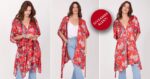 Win Likemary Satin Kimono Cover Up in Red Giveaway