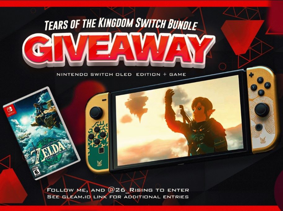 26 Rising's Tears of the Kingdom Switch Bundle Giveaway