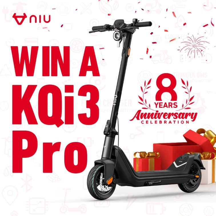 Win NIU KQI3 Pro Electric Scooter Giveaway 2024