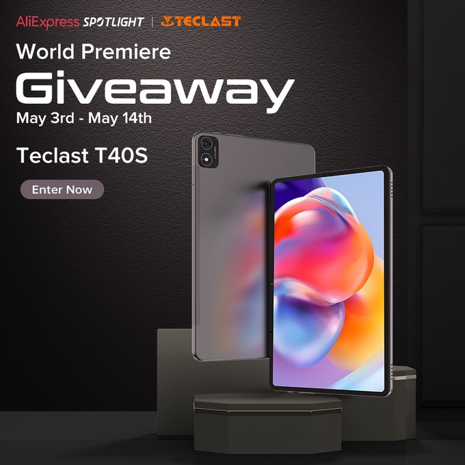 Win Teclast T40S Tablet World Premier Giveaway 2024