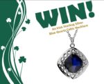 Irish Sterling Silver Blue Quartz Celtic Necklace Giveaway