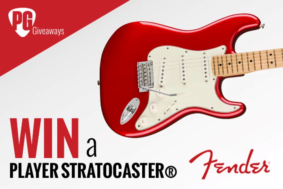 Win a Fender Player Stratocaster Guitar Giveaway