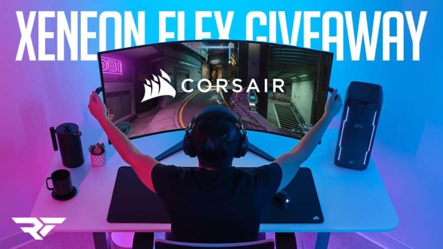Corsair Xeneon Flex Gaming Monitor Giveaway