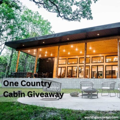 One Country Cabin Giveaway