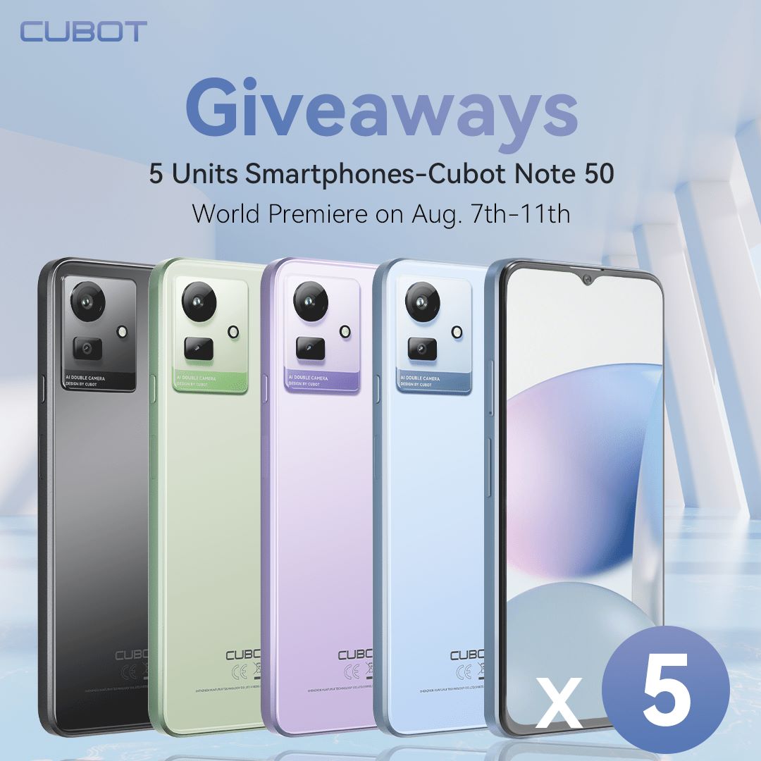 Cubot Neo 50 Global Launch Sale Giveaway