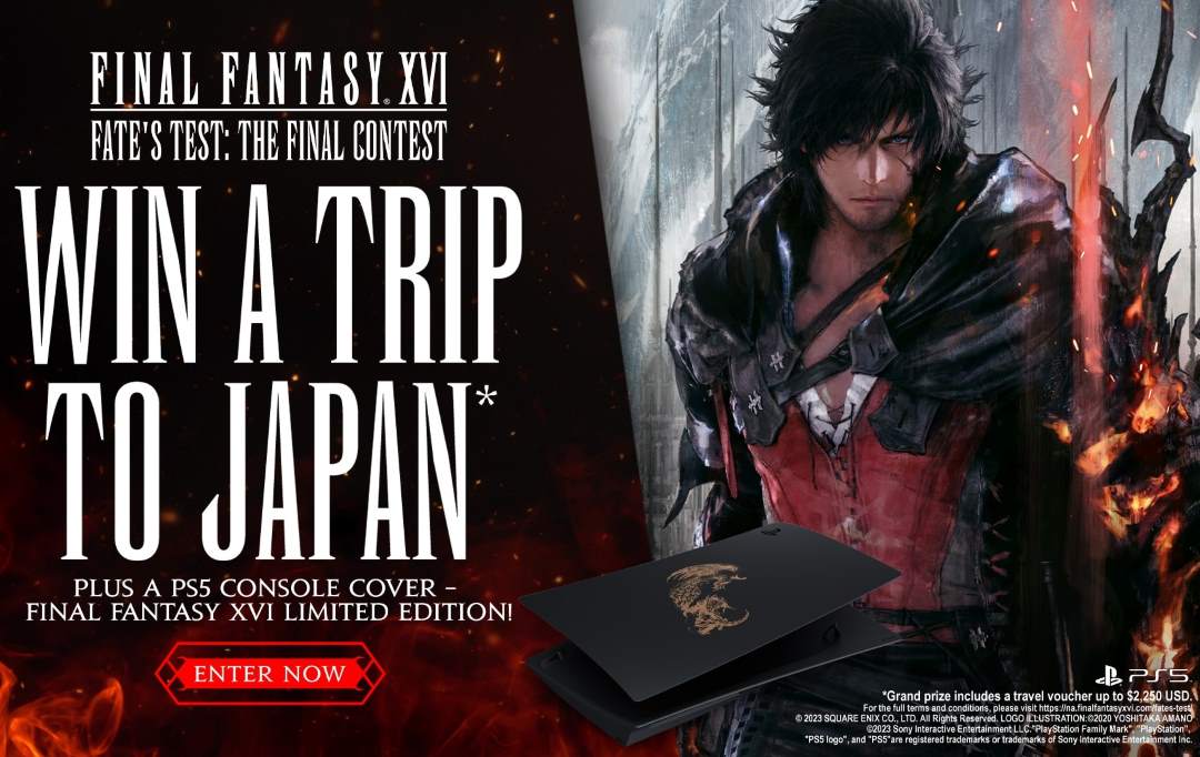 Final Fantasy XVI Trip to Japan and PS 5 Giveaway