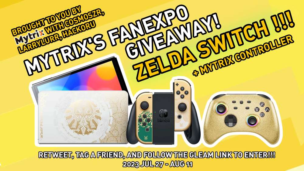 Mytrix's Fan Expo Nintendo Switch OLED Giveaway