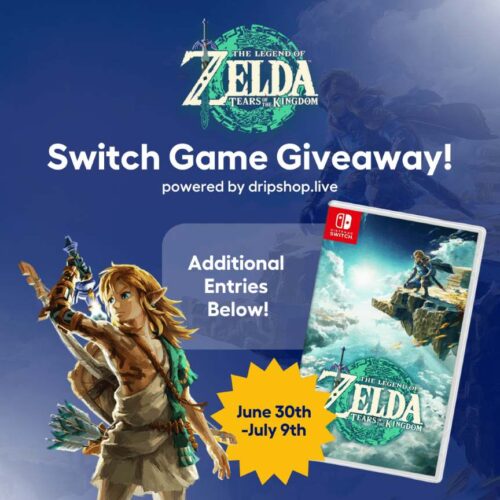 The Legend of Zelda: ToTK Switch Game Giveaway