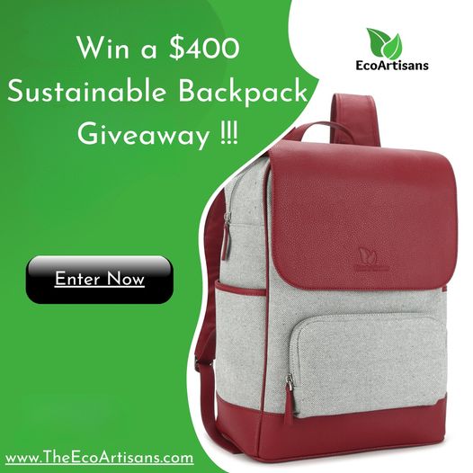 EcoArtisans $400 Sustainable Backpack Giveaway