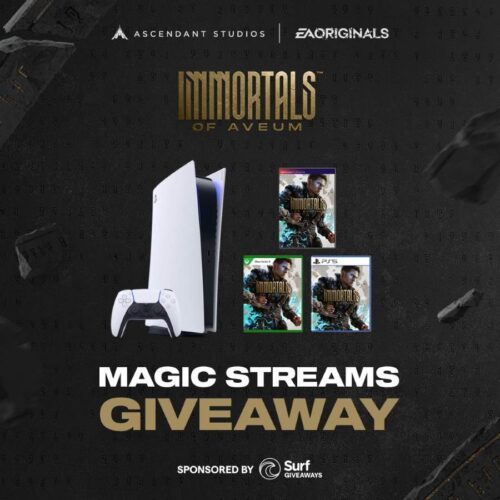 Playstation 5 with Immortals of Aveum Games Giveaway
