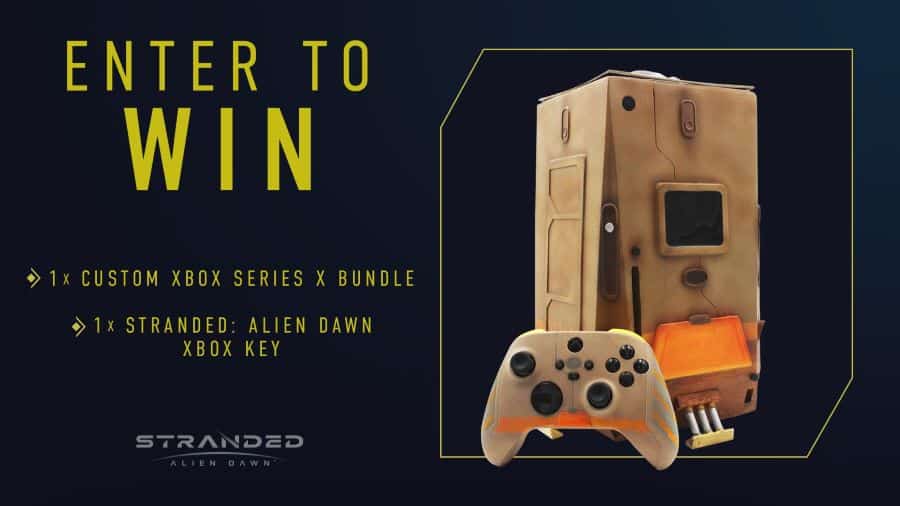 Custom Xbox Series X with Stranded: Alien Dawn Giveaway