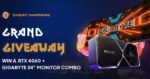 RTX 4060 + Gigabyte 34" Gaming Monitor Giveaway