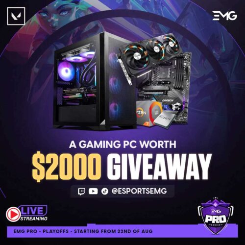 EMG PRO $2000 Computer Giveaway 2023