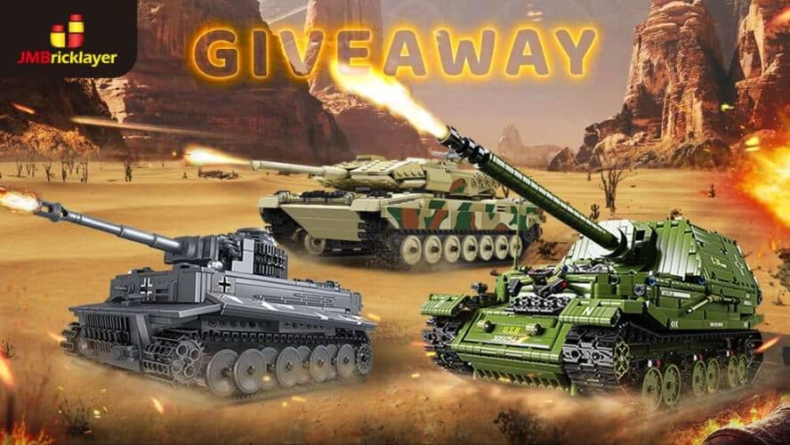 JMBricklayer Tank Collection Brick Sets Giveaway