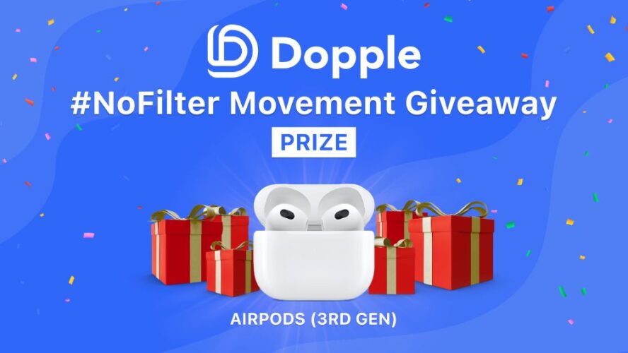 Dopple #NoFilter Movement AirPods Giveaway