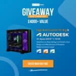 Autodesk All Apps High End PC or $5000 Cash Giveaway
