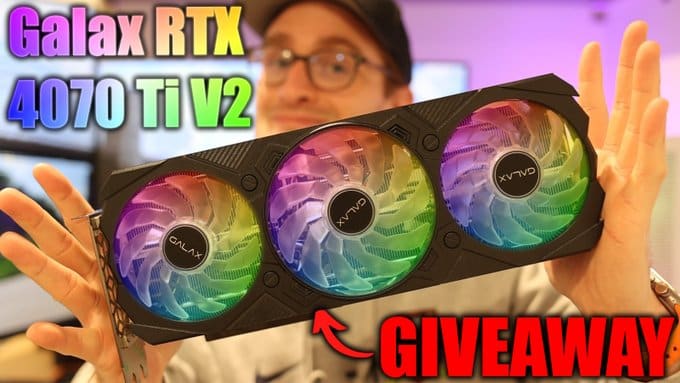 Tech Round Up Galax RTX 4070 Ti EX Gamer Giveaway
